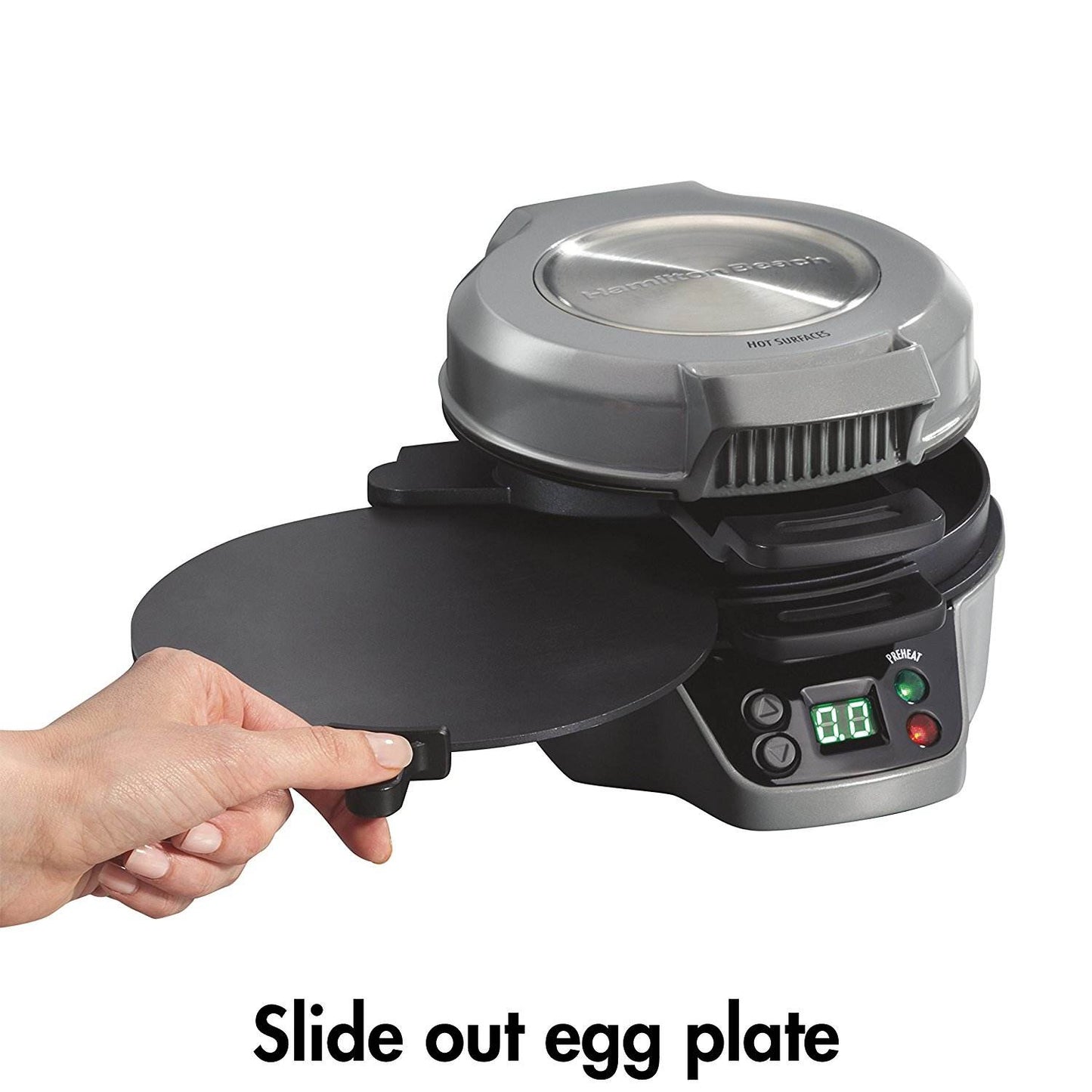 Household electric hamburger-making machine