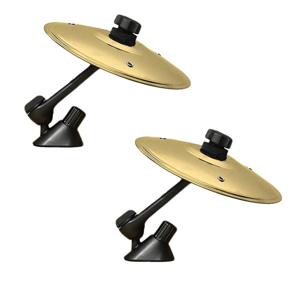 The musical cymbals installed on the car