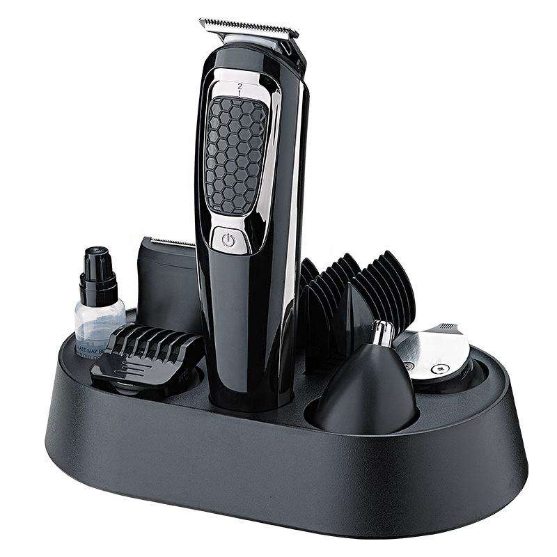 Exquisite five-in-one rechargeable hairbrush and shaving set