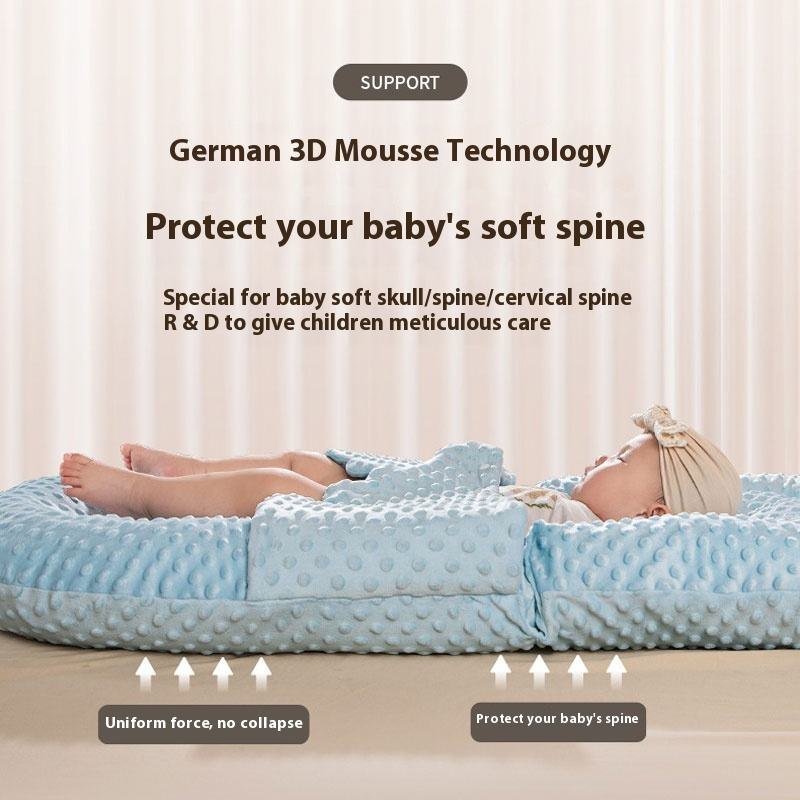 Baby anti-falling soothing sleep pad bed