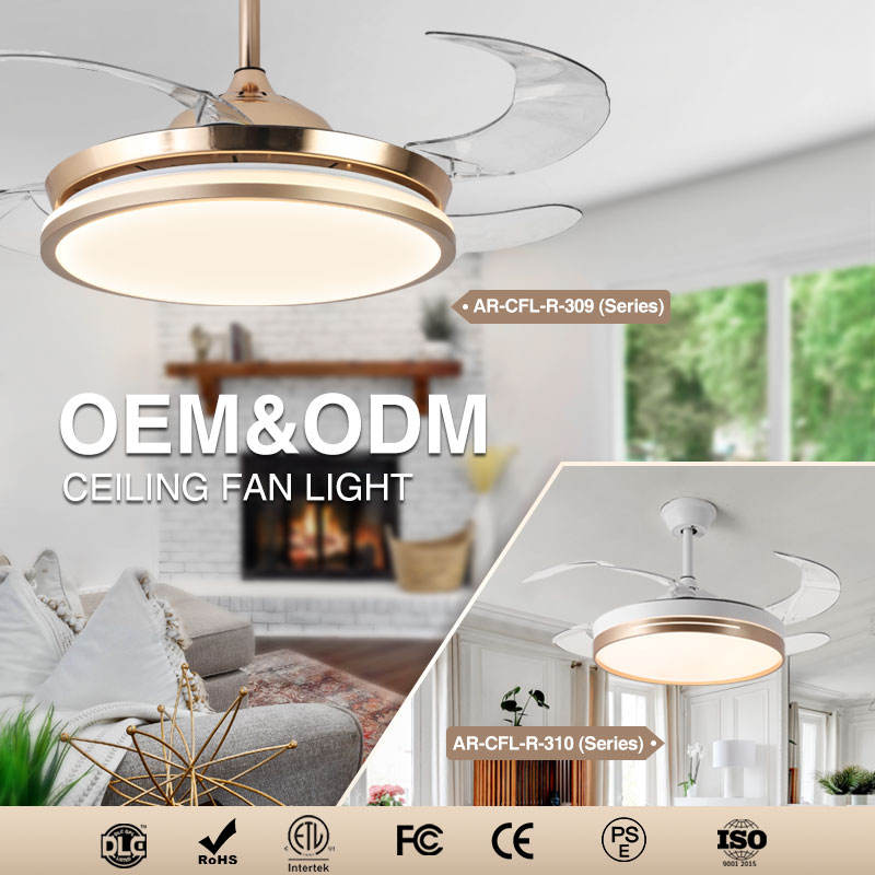 Household Invisibility Fan Chandelier