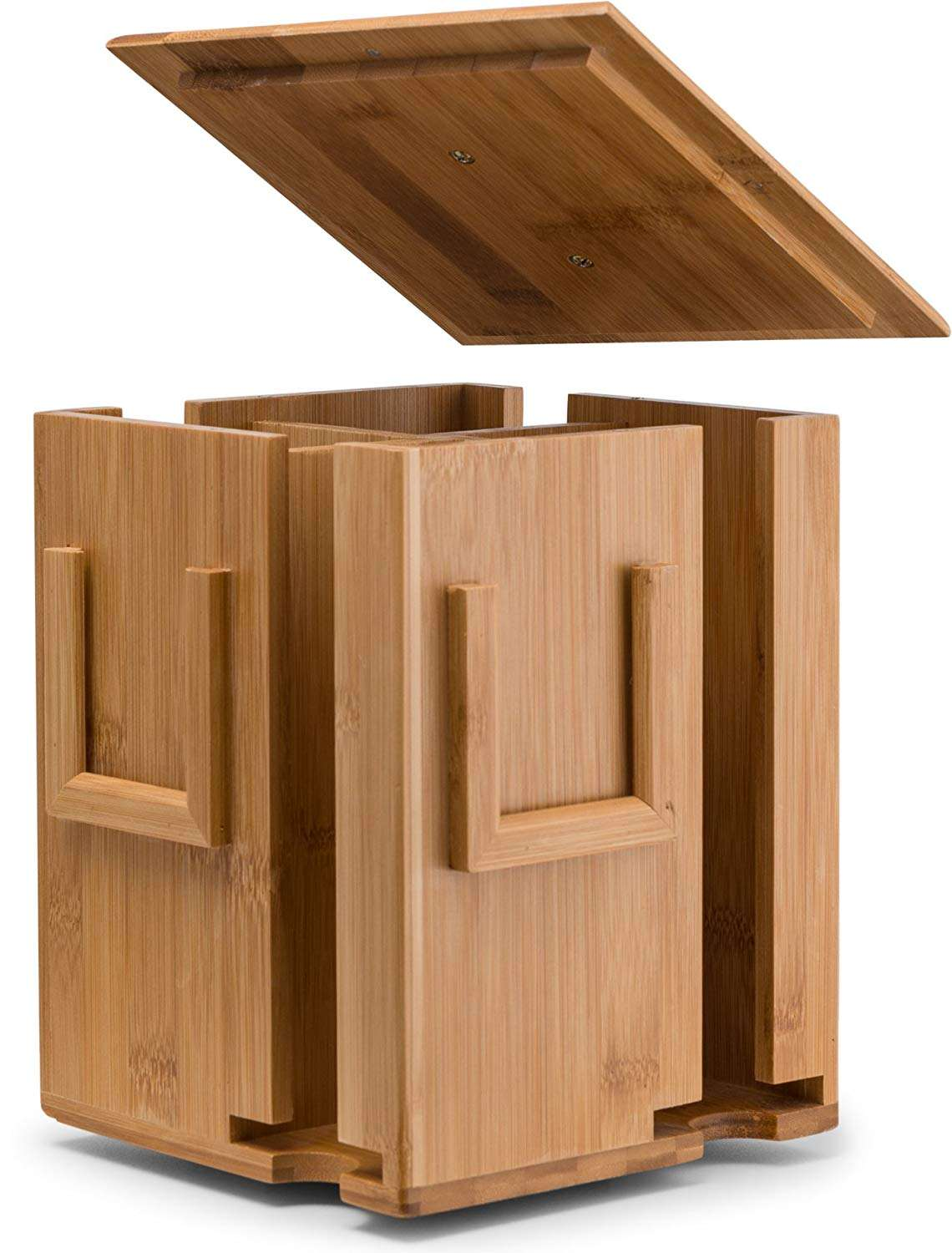 360-degree rotating multi-functional tea bag and coffee bag storage box