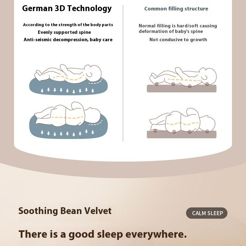 Baby anti-falling soothing sleep pad bed