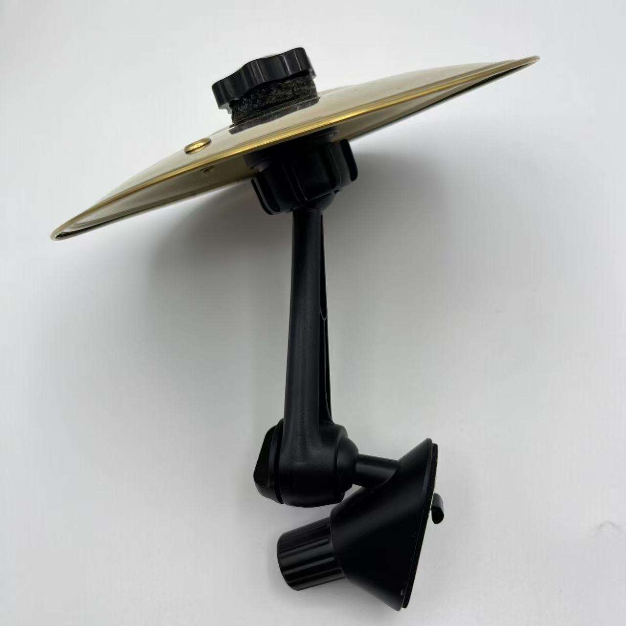 The musical cymbals installed on the car