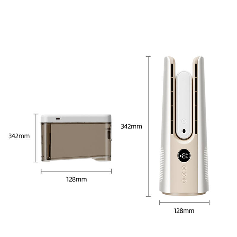 Household bladeless fan air purification cooler