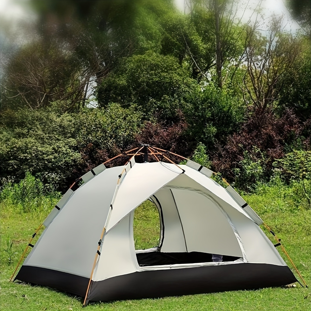 Outdoor automatic quick-opening tent