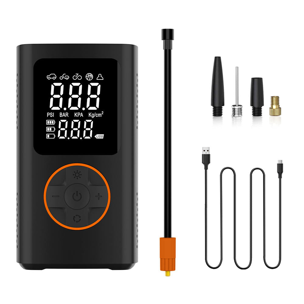 Wireless mini electric portable digital air pump