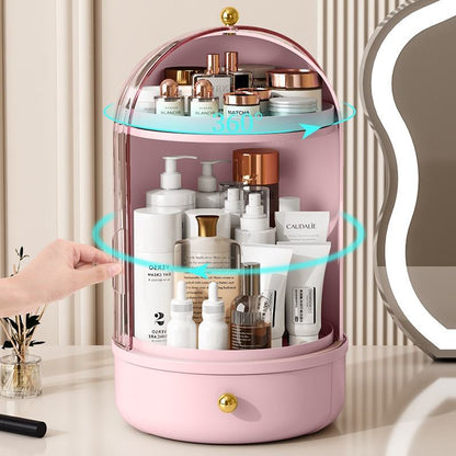 Rotating Birdcage Cosmetics Storage Box