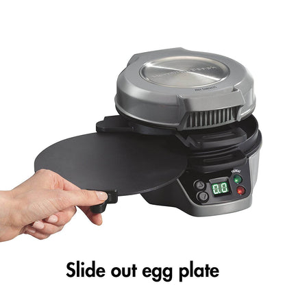 Household electric hamburger-making machine