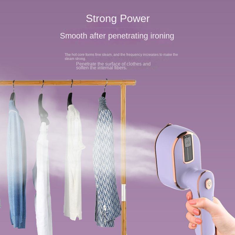 Steam iron with both dry and wet ironing functions