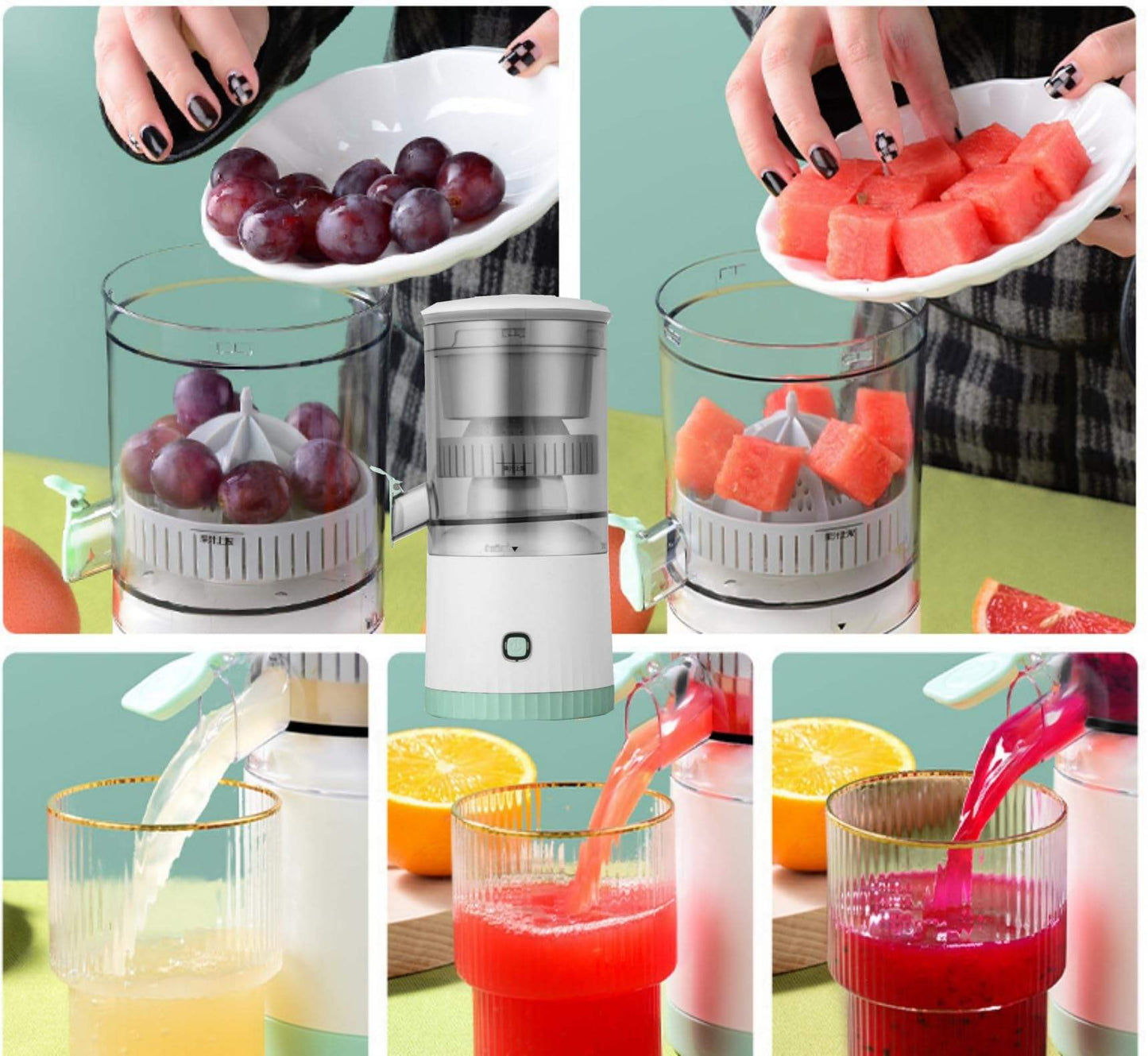 Mini portable home juice extractor machine