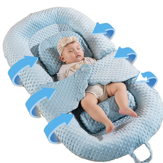 Baby anti-falling soothing sleep pad bed