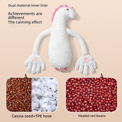 A baby's soothing sleep companion doll