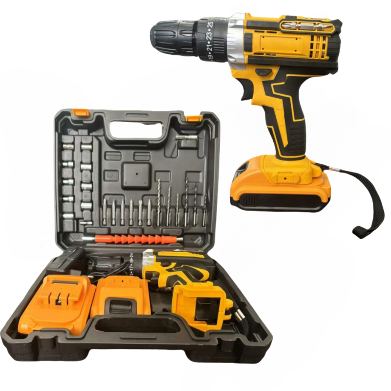 21V Cordless Impact Drill (with toolbox)