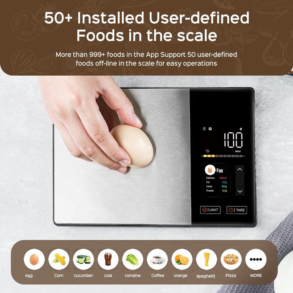 LCD display kitchen food scale