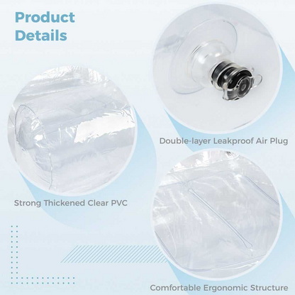 Indoor and outdoor transparent inflatable sofa