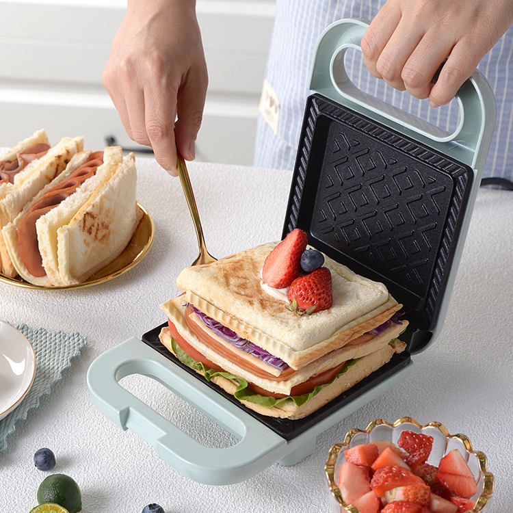 Household multi-functional sandwich quick-cooking breakfast machine