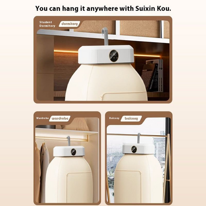 Compact foldable household dryer