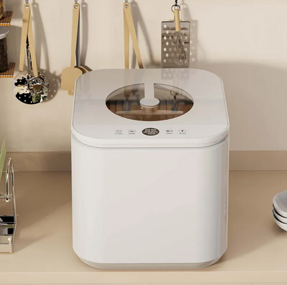 Portable countertop dishwasher for home use without installation