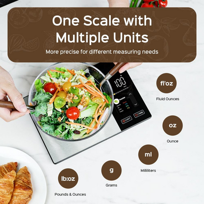 LCD display kitchen food scale