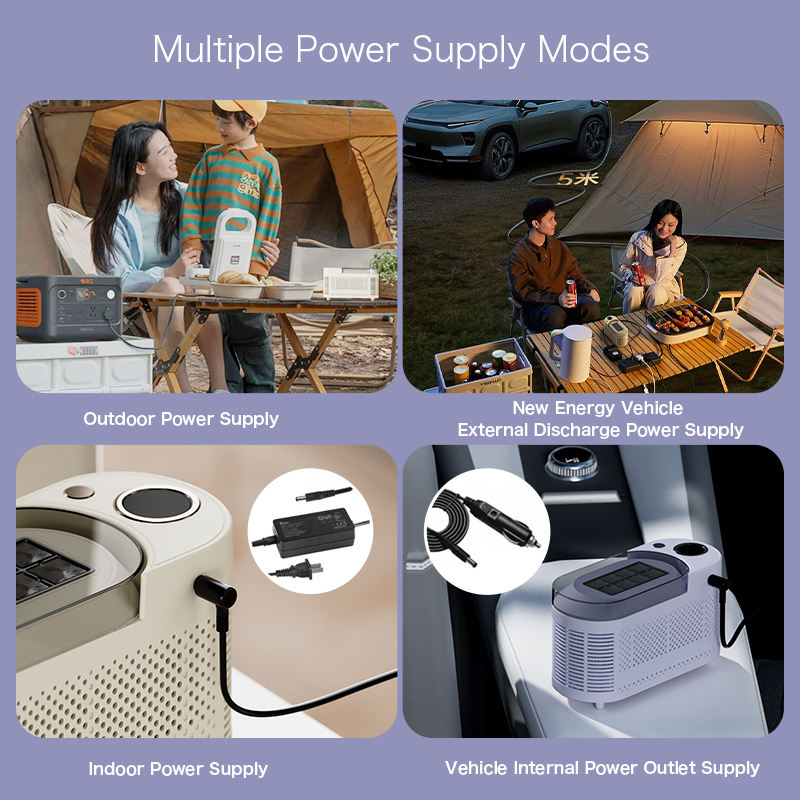 High-end portable ice maker, suitable for both household use and vehicle-mounted applications.