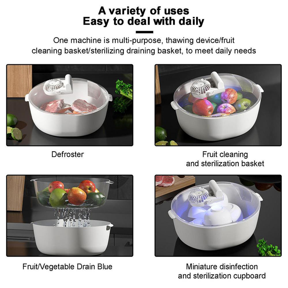 Household Four-in-One Defrosting Unit