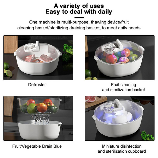 Household Four-in-One Defrosting Unit