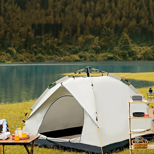 Outdoor automatic quick-opening tent