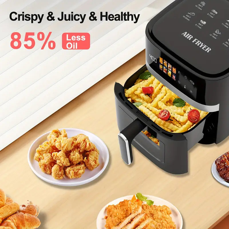 Large-Capacity Visual Multifunctional Color Screen Air Fryer