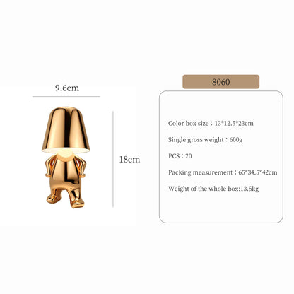 Little Golden Man Desk Lamp