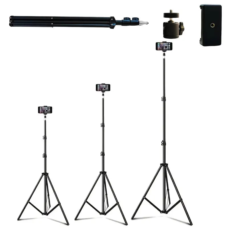 Universal adjustable tripod for mobile phone camera