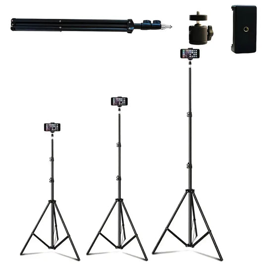 Universal adjustable tripod for mobile phone camera
